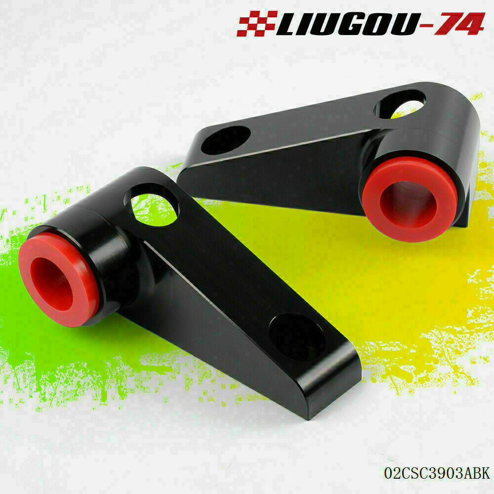 2-Pack Fits 07-16 for Jeep for Wrangler JK Black and Red Sway Stick Bracket Control Arms