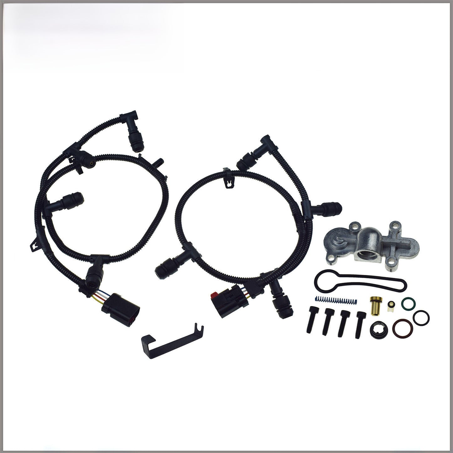 for Ford 6.0L Glow Plug Harnesses + Fuel Pressure Blue Spring Kit