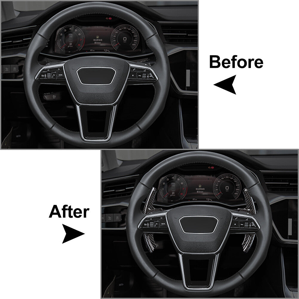 Steering Wheel Shift Paddle Shifter Extension for Audi A3 A4 A5 A7 S4 S5