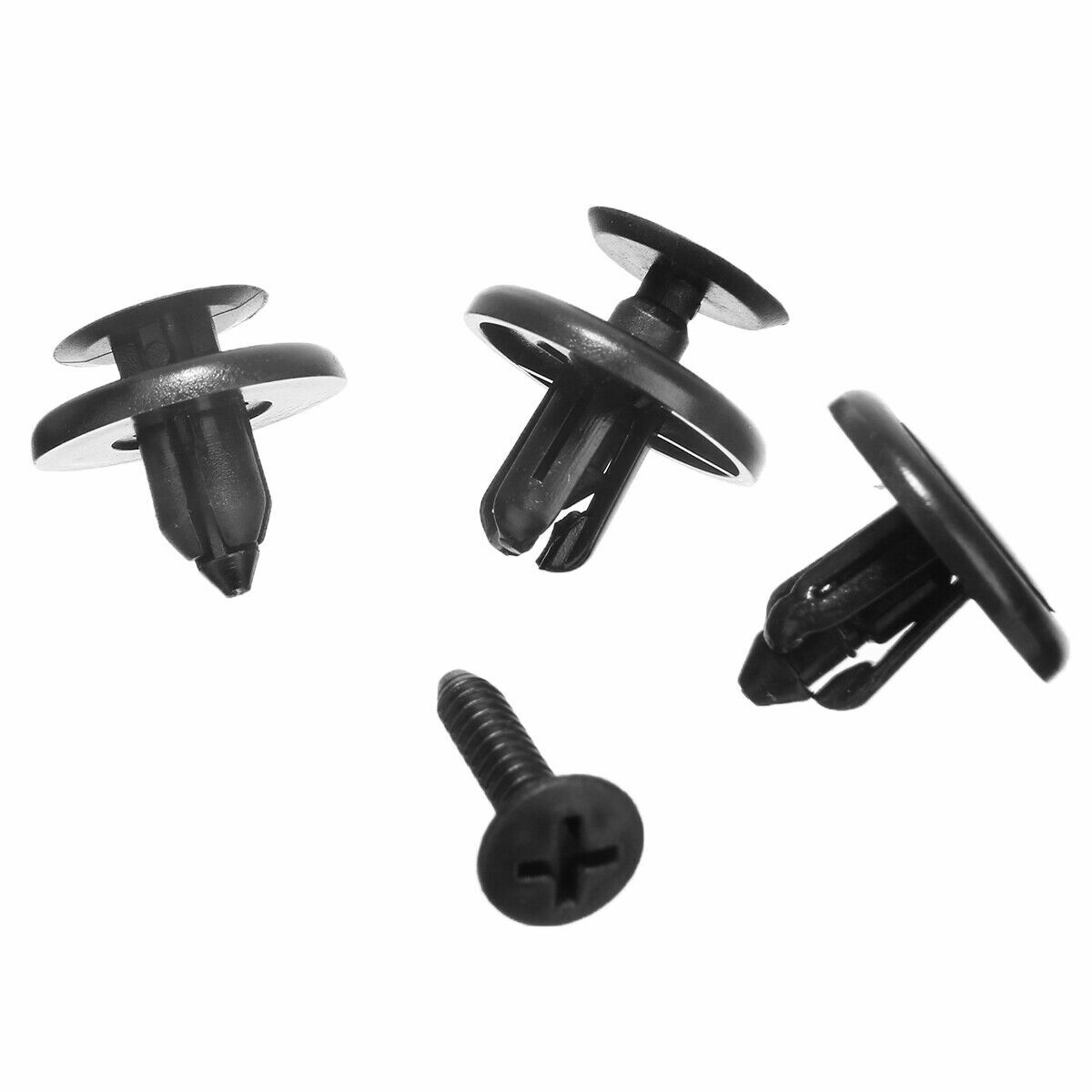100x Car Trunk Screws, Rivets, Mudguards, Suitable for Car Plastic Fastener Kits