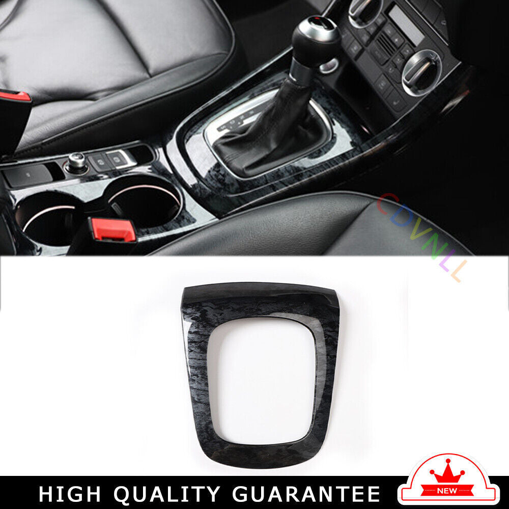 Car Console Gear Shift Frame Cover Trim 1PCS Fit for Audi Q3 13-2018 Black Wood
