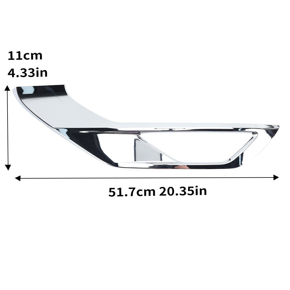 2¡ÁF¨¹r for Mitsubishi Outlander DG ZM 2022-2025 Unten Vordere Sto?stange Zierstreifen