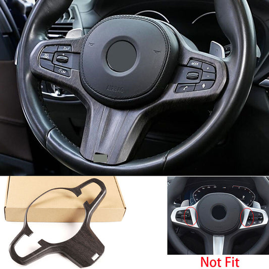 Oak Grain ABS Steering Wheel Cover for BMW 5 6 Series X3 G30 6GT 2018-19 X4 2019