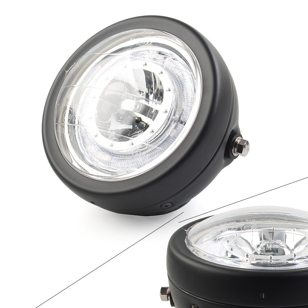 5-3/4 Switchback LED Halo DRL Angel Eye Headlight Headlight Light Lamp UK