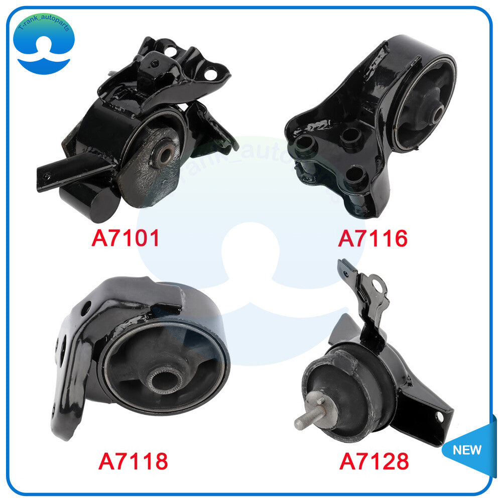 4PC Engine Motor Mounts  Transmission Mount for 2001-2006 for Hyundai for Elantra 2.0L