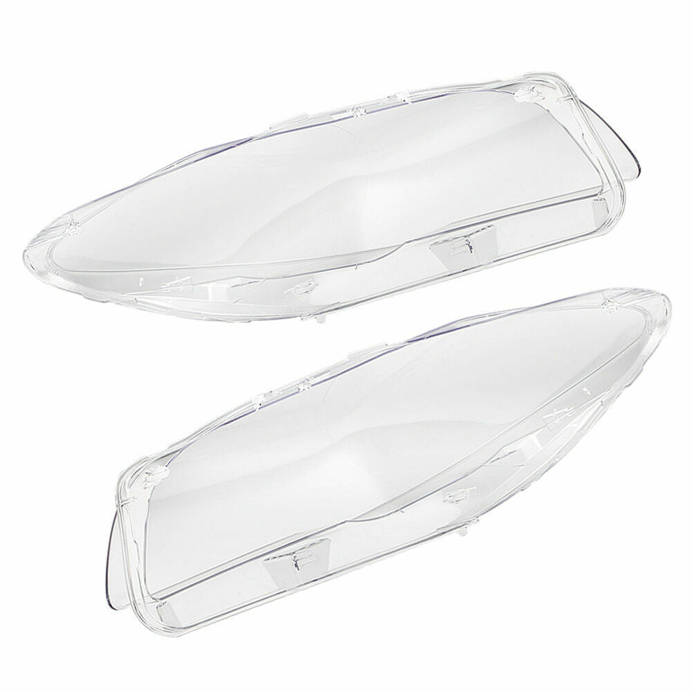 Transparent protective cover for headlight lenses suitable for BMW F10, F18, 525, and 5 series (2010-13-)