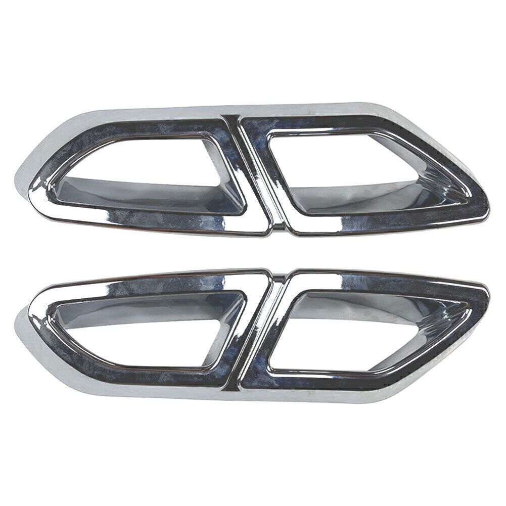 ABS Rear Exhaust Muffler Tail Pipe Cover Trim for VW for Passat B8 2016-2019 17
