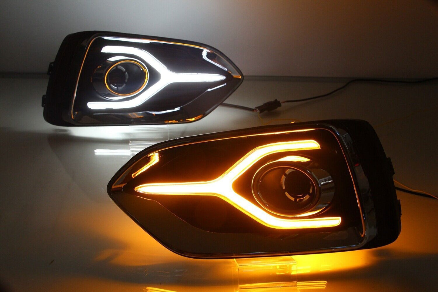 for Hyundai Accent 2018-2020 DRL Daytime Running Fog Light Turn Signal Lamp Kit