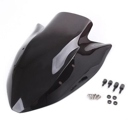 Smoke Windshield Windscreen for Kawasaki Z1000 2003-2006 2005 Double Bubble ABS
