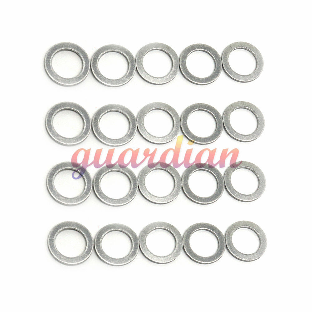20PCS 14mm Oil Drain Plug Crush Washer Gaskets Kit for Honda for Acura 94109-14000