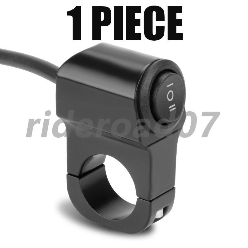 Motorcycle 7/8 Handlebar Headlight Fog Spot Light ON OFF Switch Waterproof