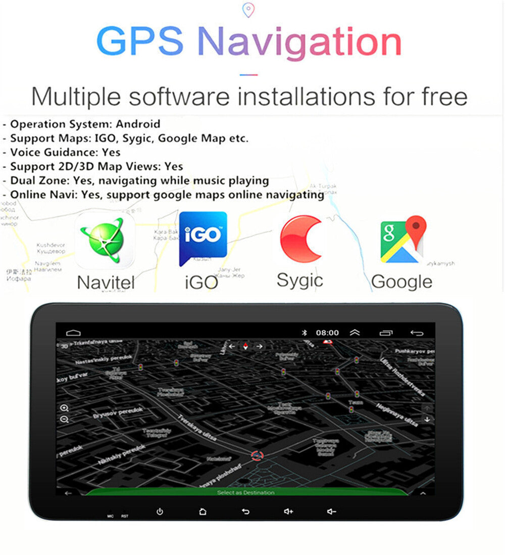 10.33w/ Carplay Stereo Radio GPS Navi WIFI for Benz C Class W204 S204 2007-11