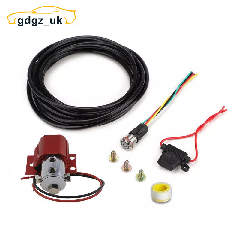Red Car Front Brake Line Lock Kit Brake Lock Roll Control Hill Holder Kit