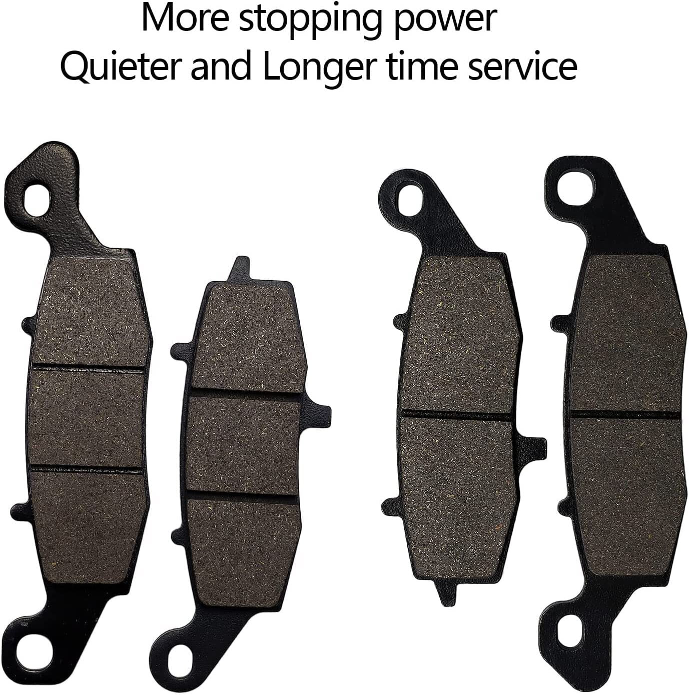 Brake Pads Front Rear for Kawasaki Vulcan 1500 VN1500/Vulcan 1600 VN1600 Classic