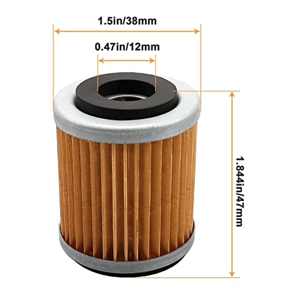 6-Pack Oil Filter Filters for Yamaha 350 Warrior 350 Wolverine 350