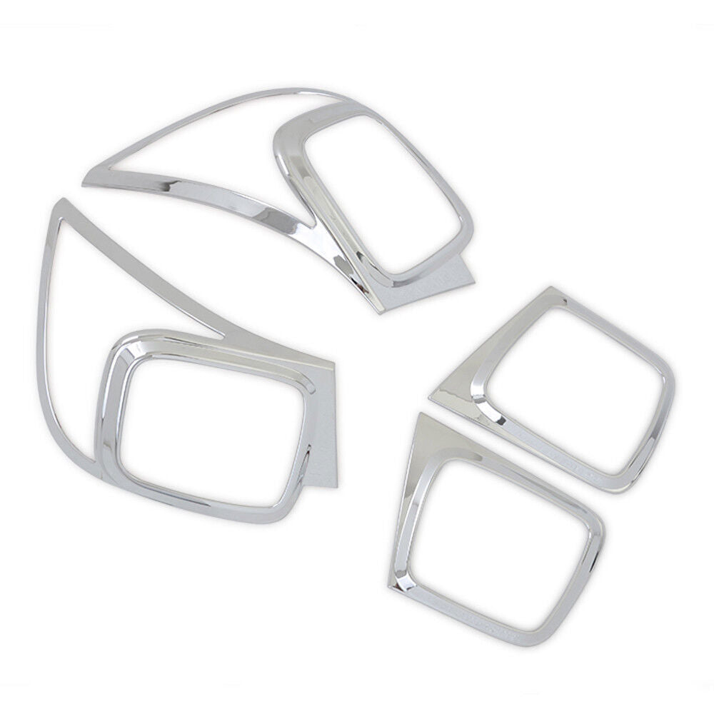 ABS Chrome Tail Light Lamp Cover Frame Trim 4X for Chevrolet Malibu 2014-2015