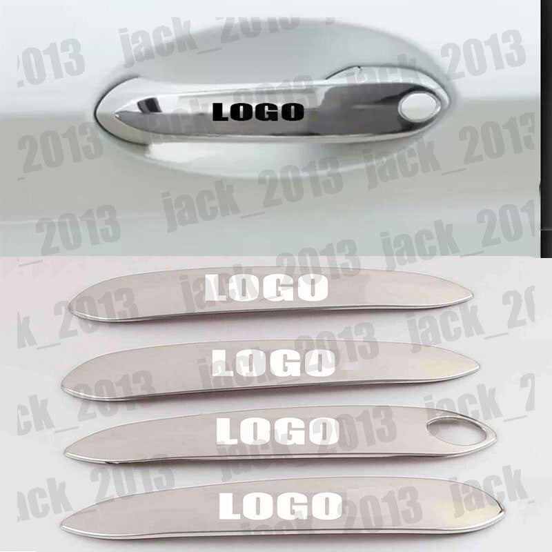 4pcs silvery stainless Car Door Handle Catch Cover Trim for BMW X3 G01 2018-2021