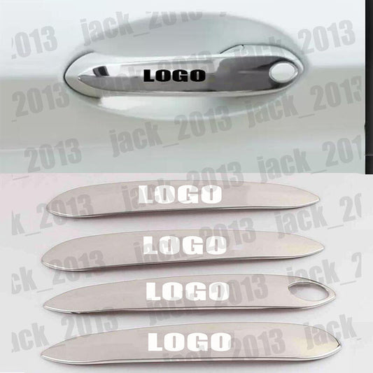 4pcs silvery stainless Car Door Handle Catch Cover Trim for BMW X3 G01 2018-2021