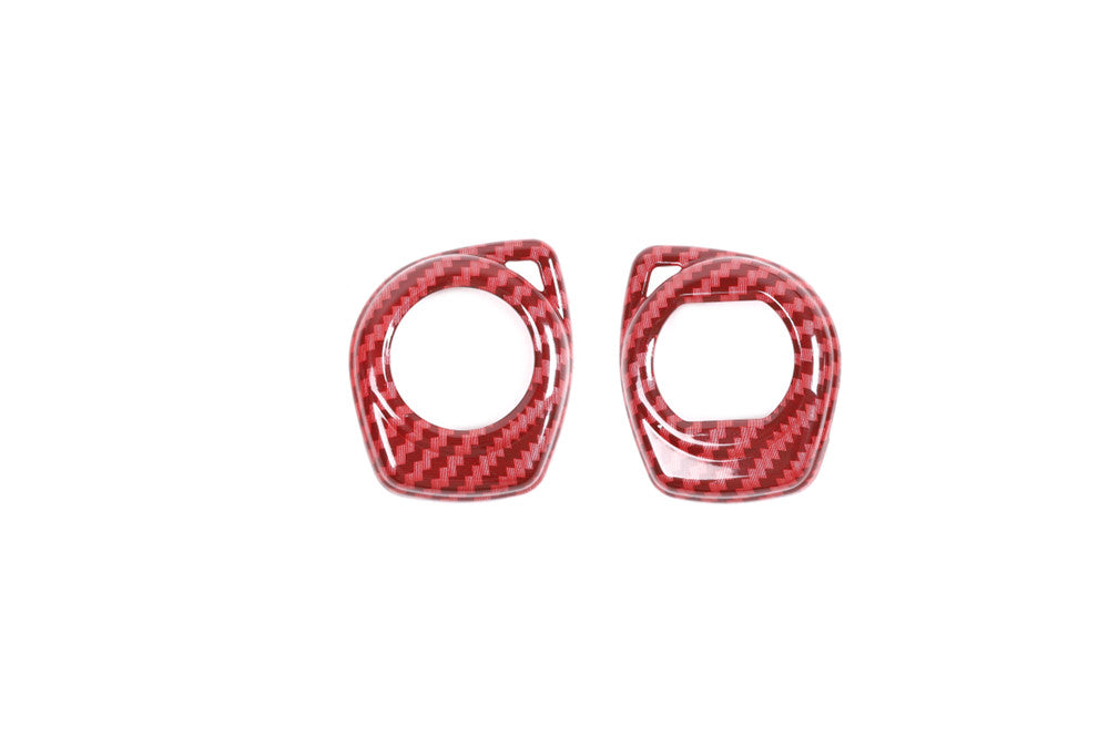 Red Carbon ABS Key Case Protector Cover Key Fob Shell for Suzuki for Jimny 2019-2022