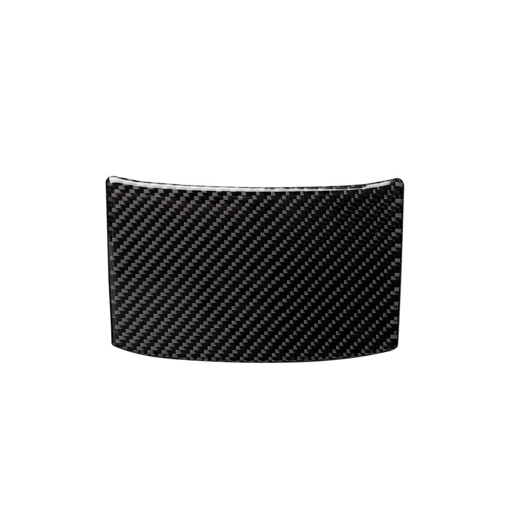 Real Carbon Fiber Console Armrest Box Rear Panel Trim for Honda for Civic 2016-2021