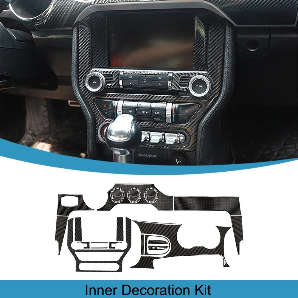 26PCS Inner Kit Trim Stickers Interior Accessories for Ford for Mustang 2015-2024