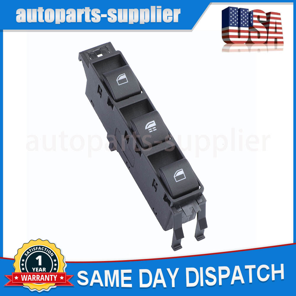 Front left power window switch 61316902183. Suitable for BMW 325Ci, 330Ci, and M3 models from 2001 to 2006.
