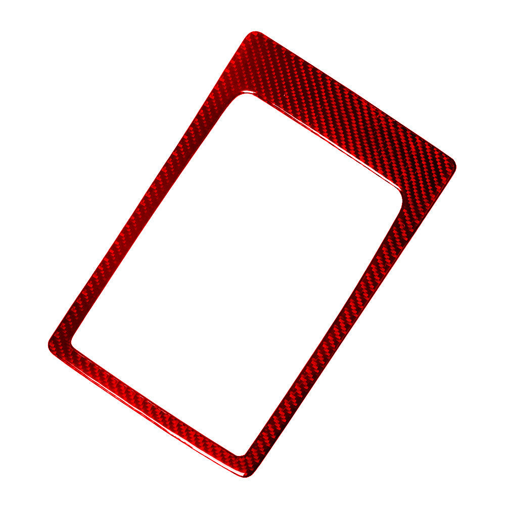 Red Carbon Fiber Overhead Console Outer Frame For Silverado/tahoe/ for sierra 2007-14