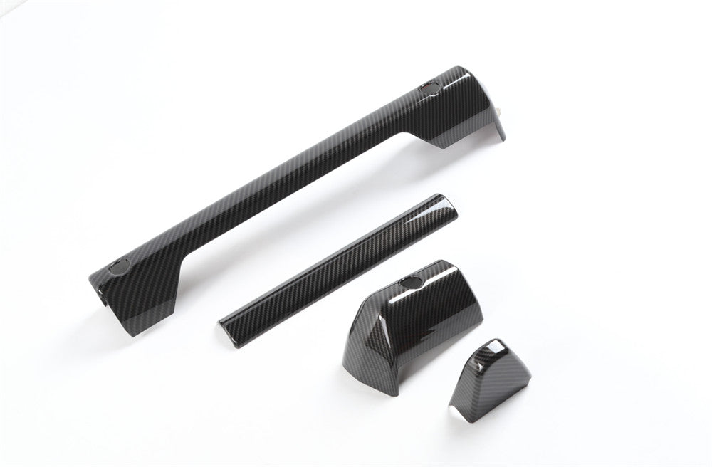 Central Control Handle Panel Cover Fit for Suzuki for Jimny 2019-22 ABS Carbon Fiber