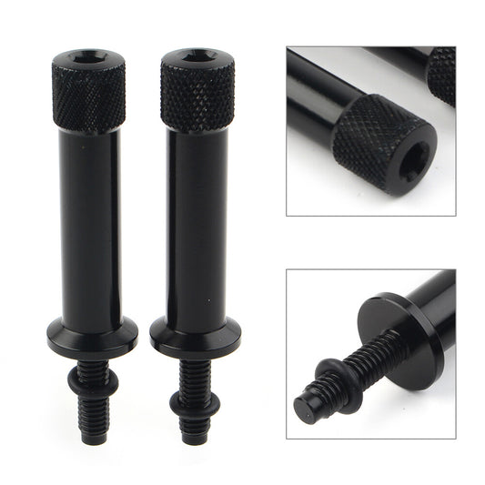 2x Black for Seat Bolts Long Tool Fit Scrambler 865 2006-15 Thruxton 865 04-15