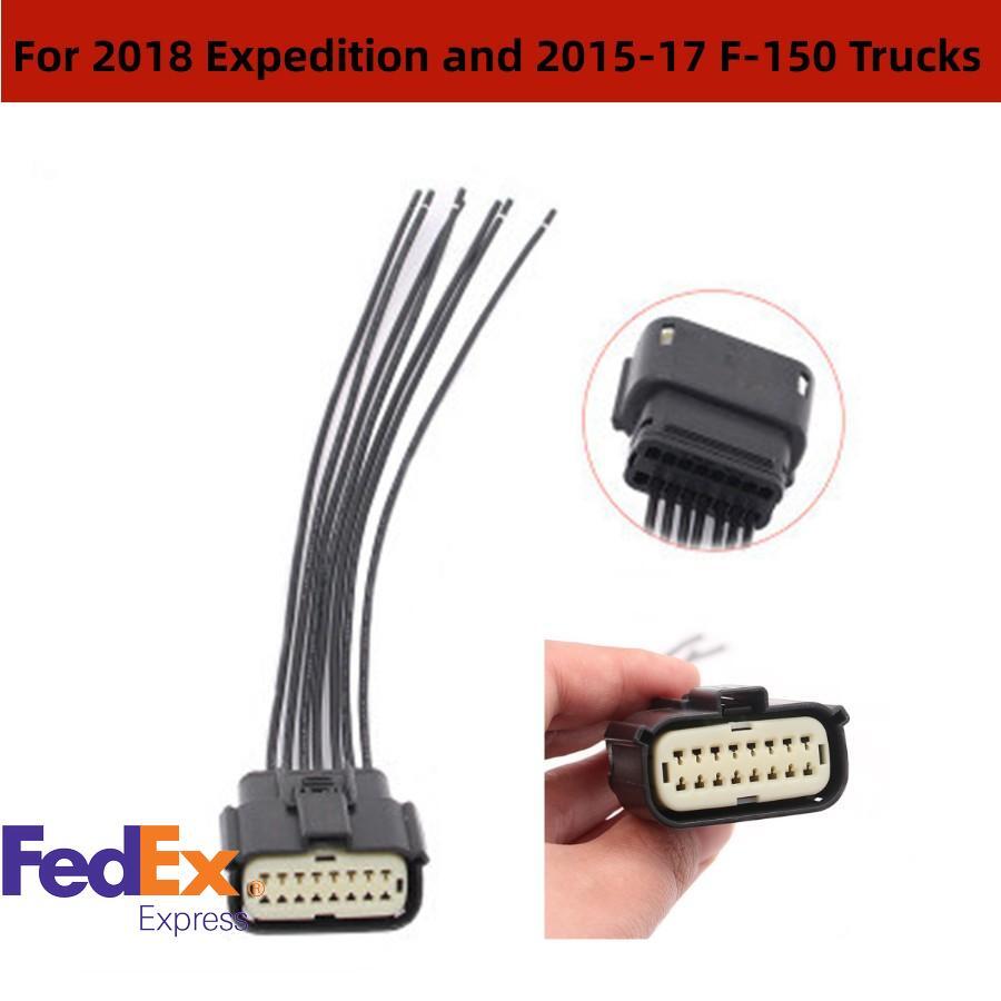 7-wire 16pin Headlight Connector Pigtail for Ford F-150 15-17/Expedition 18