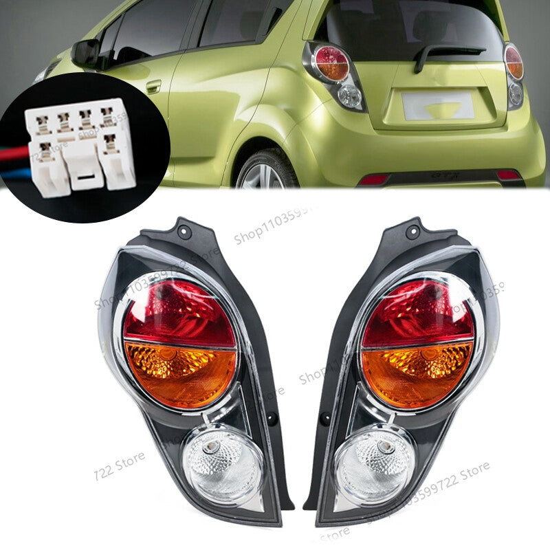 2Pcs Rear Taillight Turn lBrake Light for Chevrolet Spark 2010 2011 2012-2015