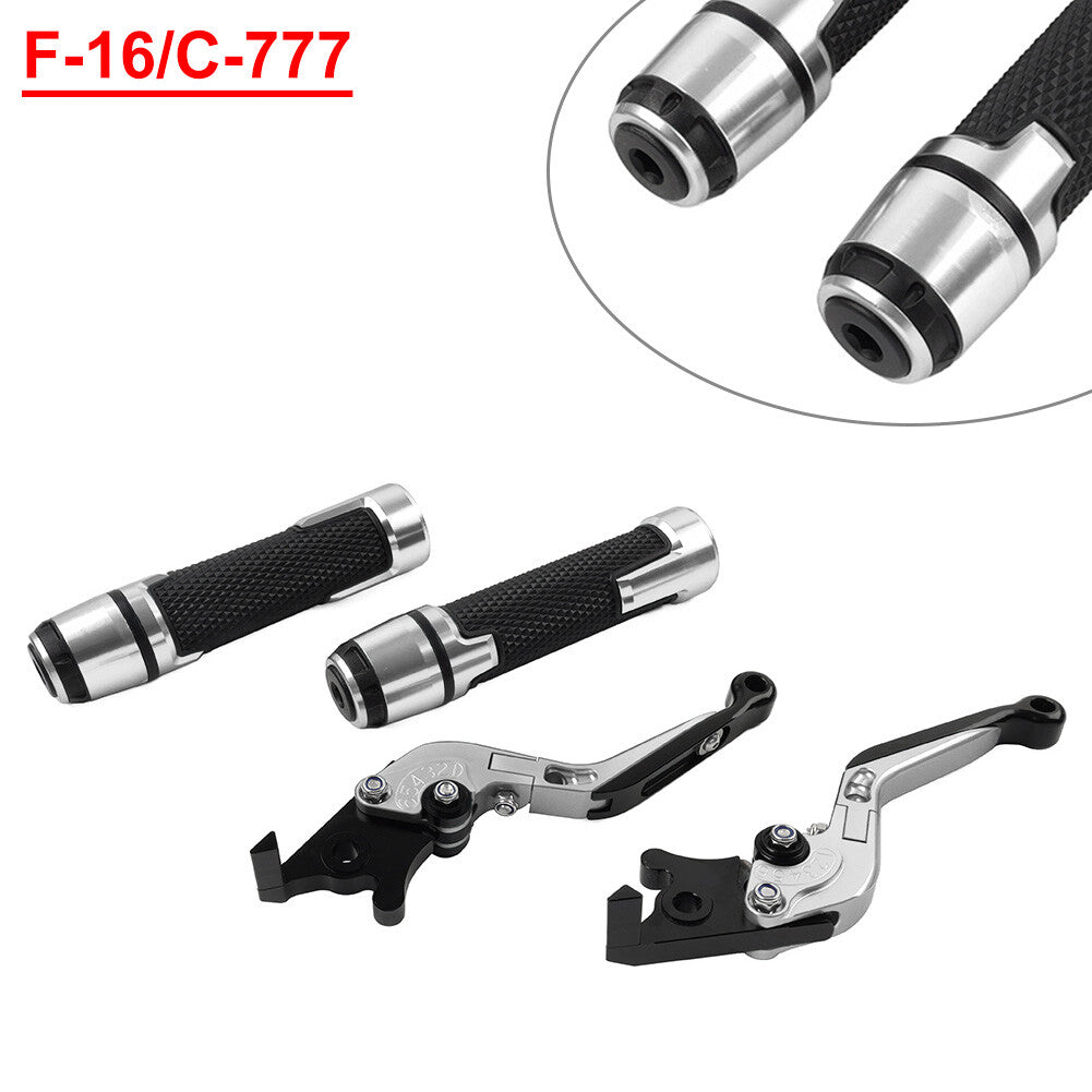 Fold Extendable Brake Clutch Lever Handlebar Grip Sets Fit for Yamaha FJR XJR 1300