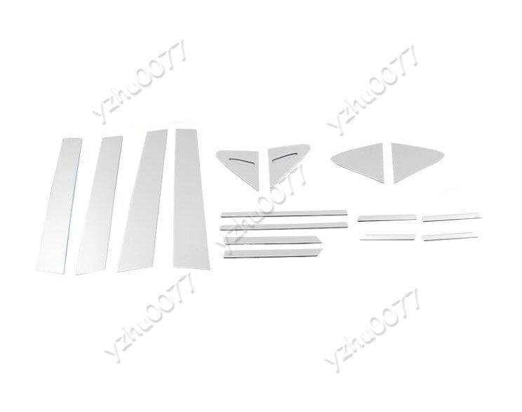 for Toyota for Corolla Sedan 2019-2023 stainless Window Door Pillar Post Trims Cover