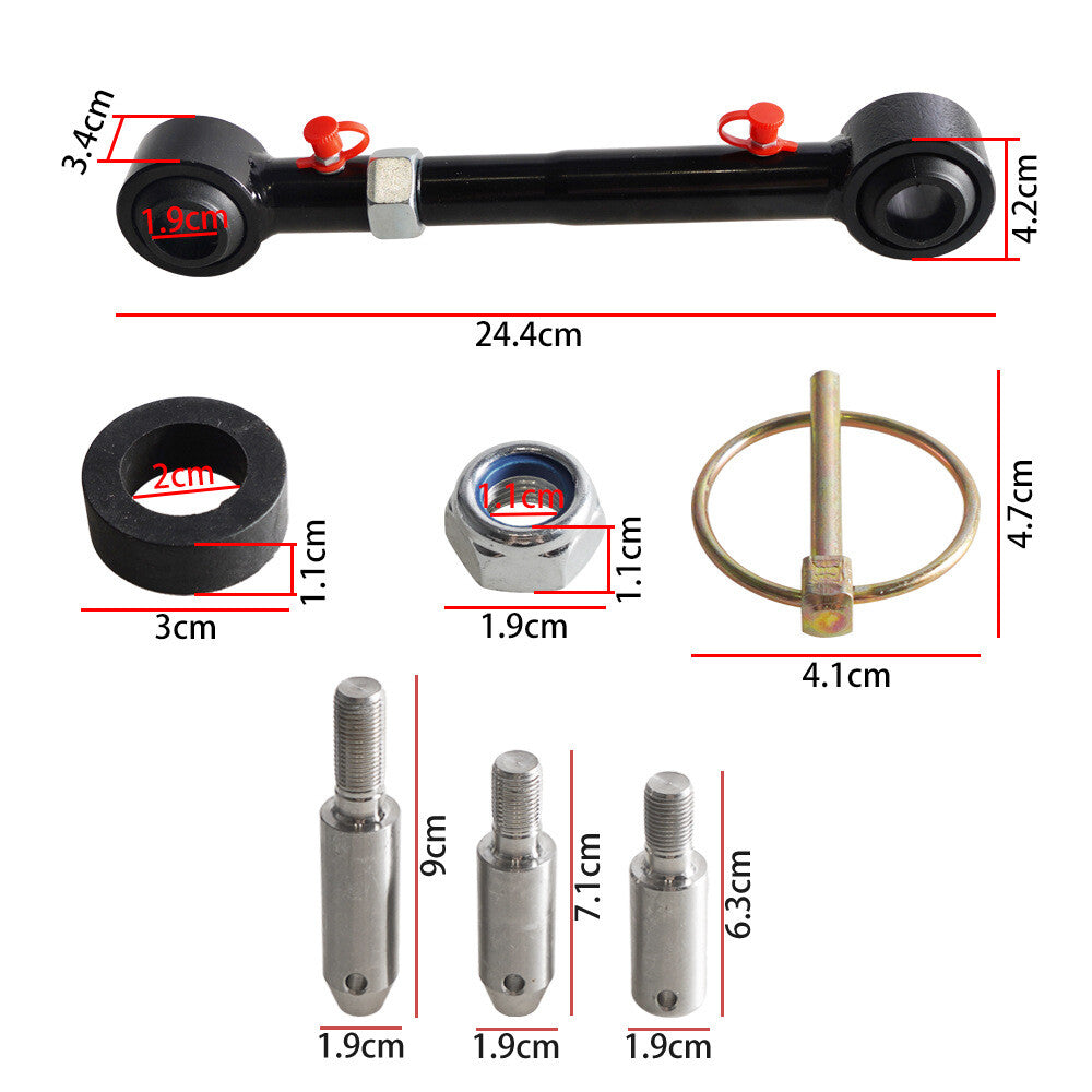 for Jeep for Wrangler JK/JL 07-18 Adjustable Front Swaybar Quicker Disconnect System