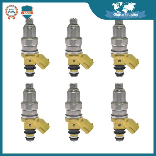 Set Of 6 Fuel Injectors for 1986 1987 1988 for Toyota Supra 3.0L 23250-70040