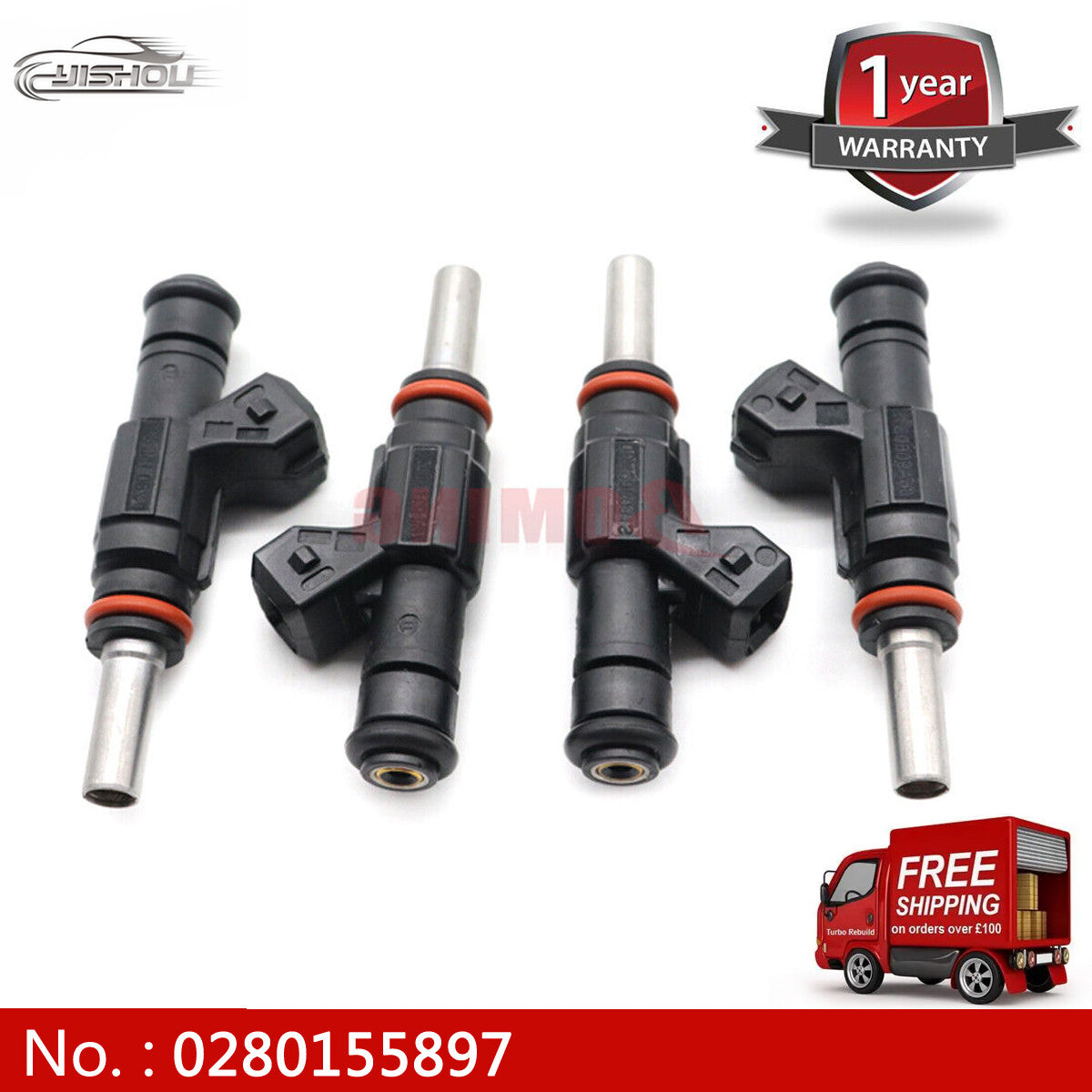 for Volkswagen 1.8L Turbo 2000 - 2001 852 - 12176 4-piece kit 0280155897
