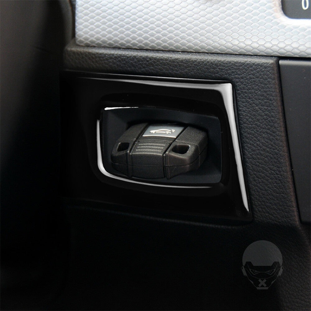 Black Car Key Hole Ignition Switch Button Cover for BMW 3 Series E90 E92 2005-12