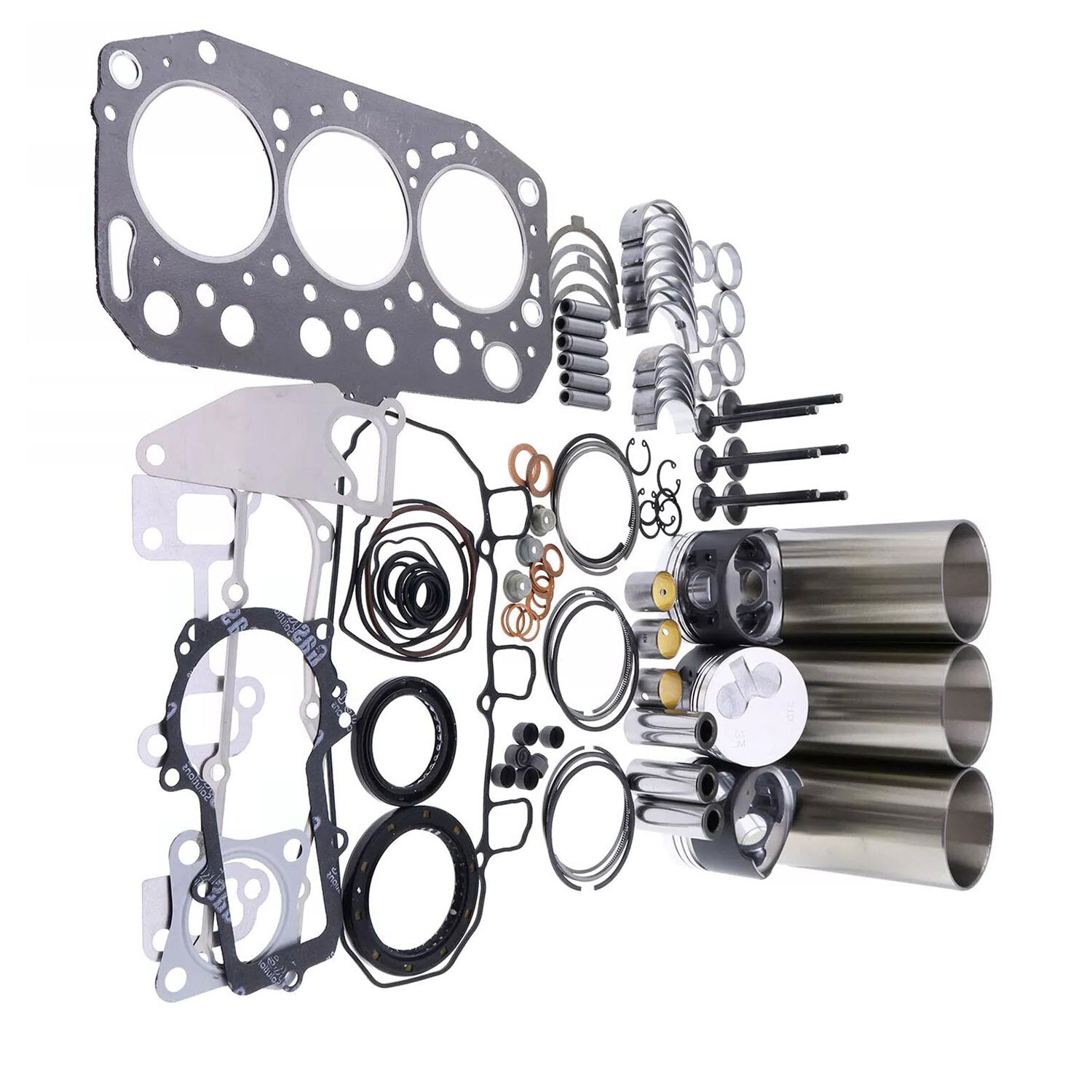 S3L2 S3L Engine Overhaul Rebuild Kit for Mitsubishi MM25T MM30CR MM30T Loader