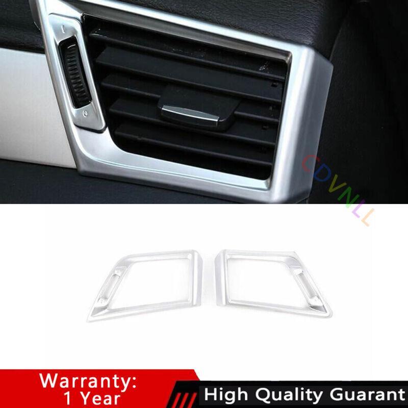 Fit for BMW X1 E84 2010-2015 Matte Silver LR AC Air Outlet Vent Cover Trim 2PCS