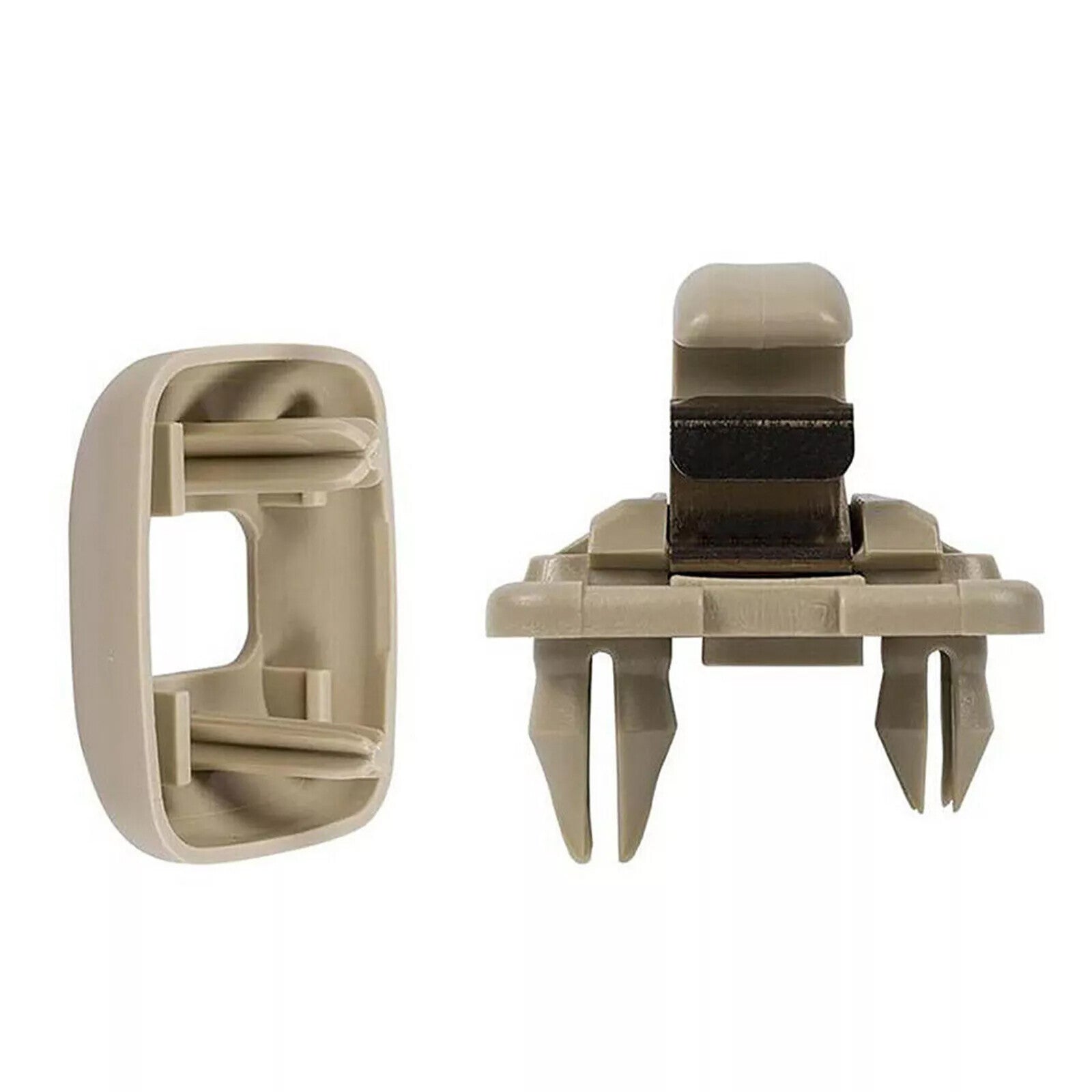 2 Beige Sunshade Clips, Beige Suitable for Audi A3 A4 A5 Q5 A7 B6 B7 B8 S4 S5 8E0857562A