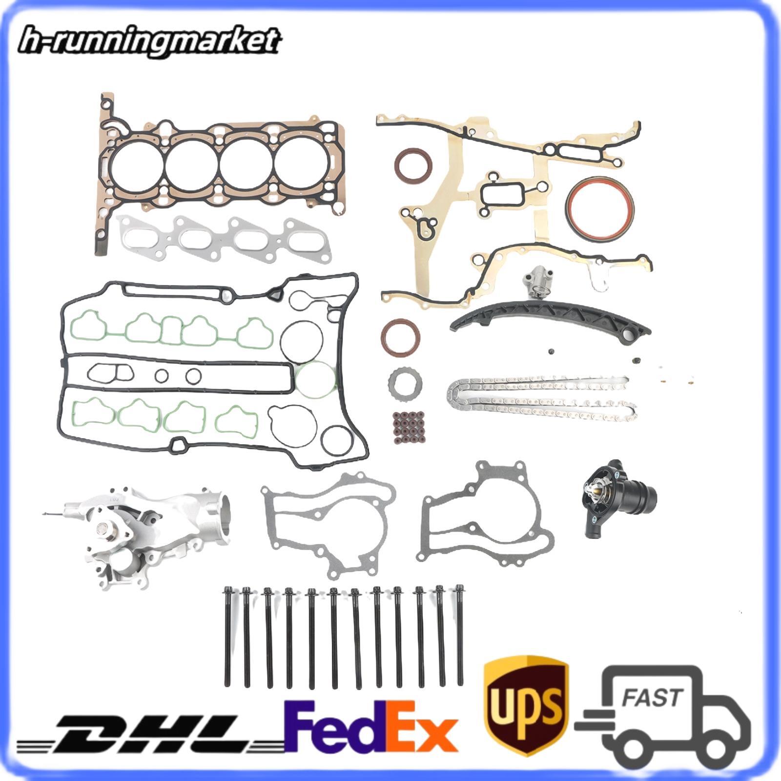 Head Gasket Bolts Timing Chain Kit for 11-15 for Chevrolet Sonic for Cruze for Buick L4 1.4L