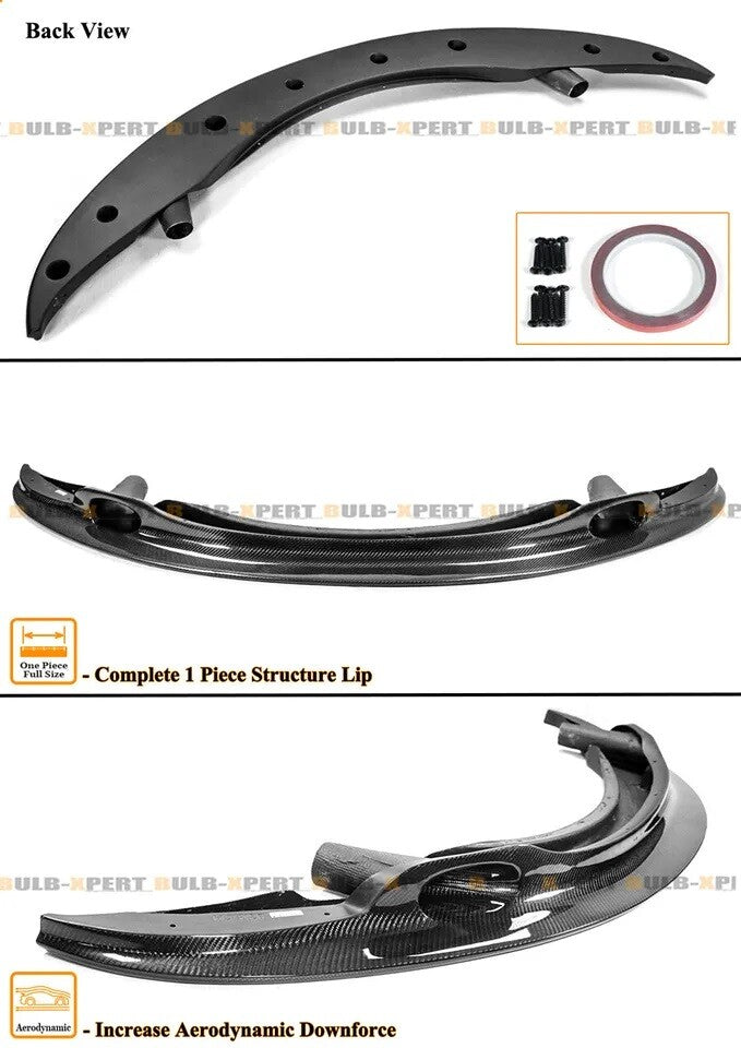 GT4 Style Front Bumper Lip Splitter For 2008-13 for BMW E92 E93 E90 M3 Carbon Fiber
