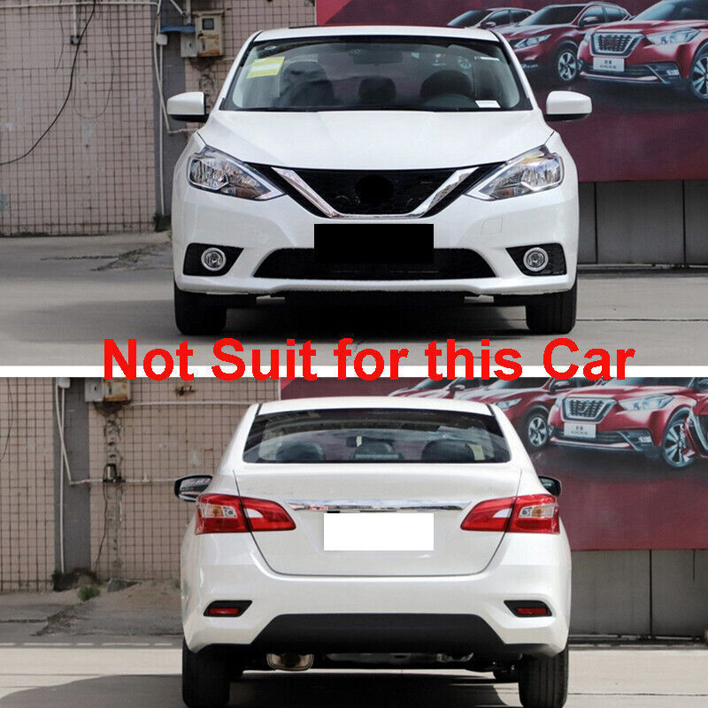 White Right Rearview Mirror Shell Cover Cap for Nissan Sentra/Sylphy 2020-2022