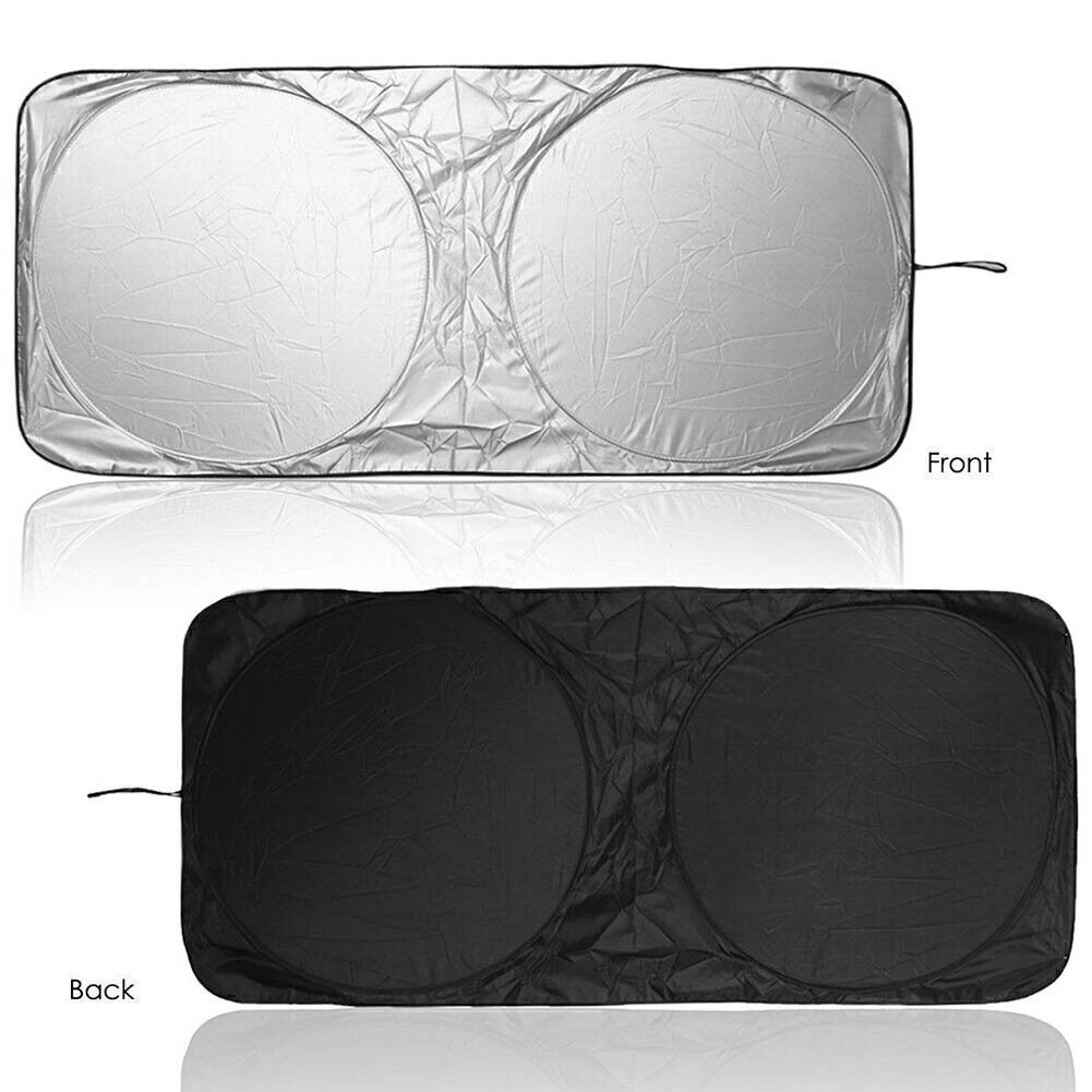 1.60.86m Front Window Car Sun Shade Visor Folding Block Cover Windshield Auto