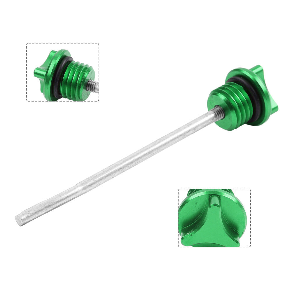CNC Engine Oil Dipstick Green for Lifan For YX 125cc 140cc Pit Dirt Bike
