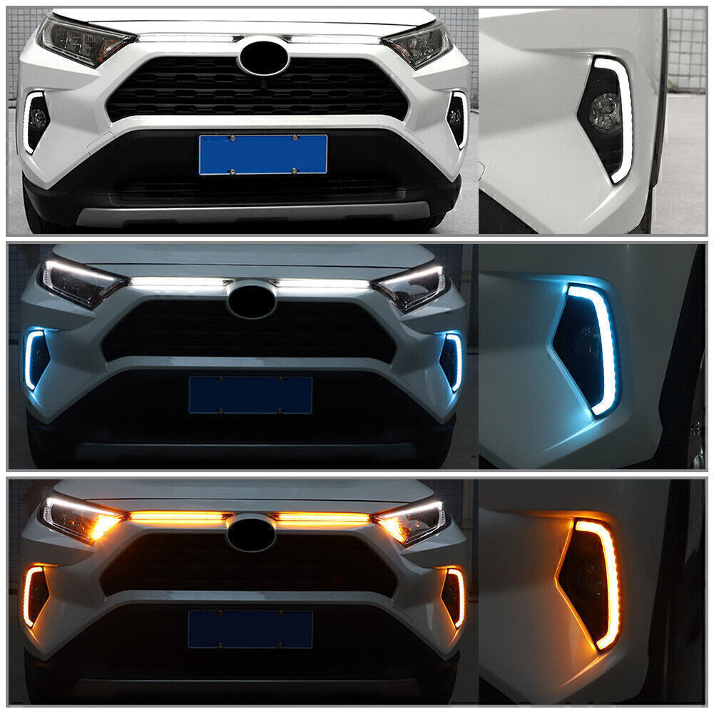 LED Daytime Running Lights DRL For 2019 2020 for Toyota RAV4