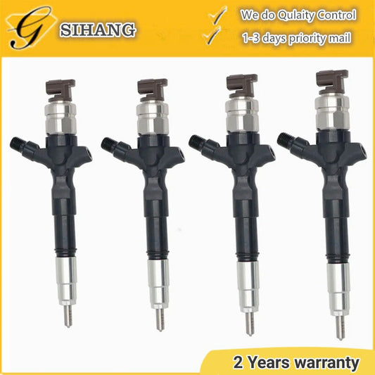 4pcs Diesel Injector for Toyota Hilux 295050-0200 23670-30400 23670-0L090