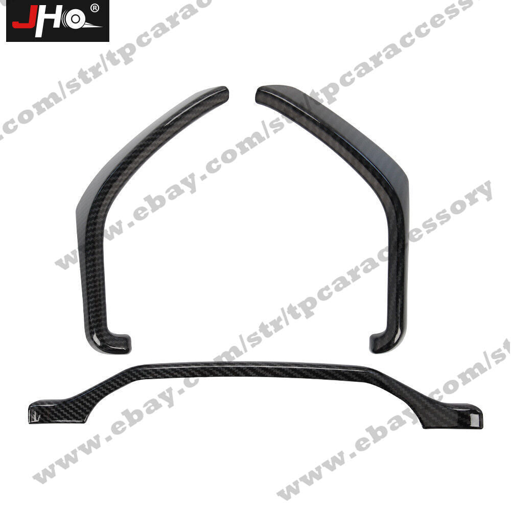 Carbon Fiber Car Dashboard Instrument Frame Panel Cover Trim for Ford F150 2017+