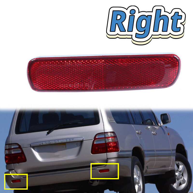 Rear bumper reflector lights are suitable for Toyota for Land Cruiser / for Lexus LX470 (1998-2007).