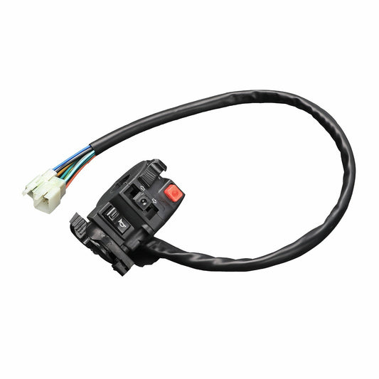 Motorcycle 7/8 handlebar switch, horn, turn signals, headlight start control button